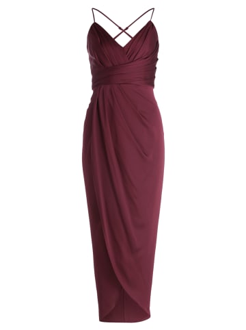 Vera Mont Abendkleid mit Raffung in Deep Dahlia