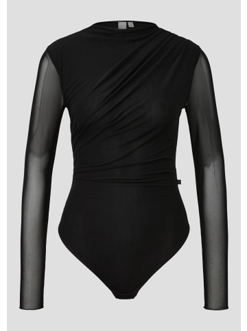 QS T-Shirt Body in 9999_schwarz
