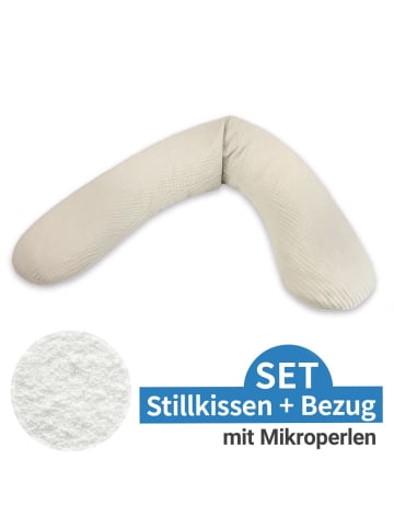 Theraline Stillkissen Das Original mit Mikroperlen-Füllung in beige