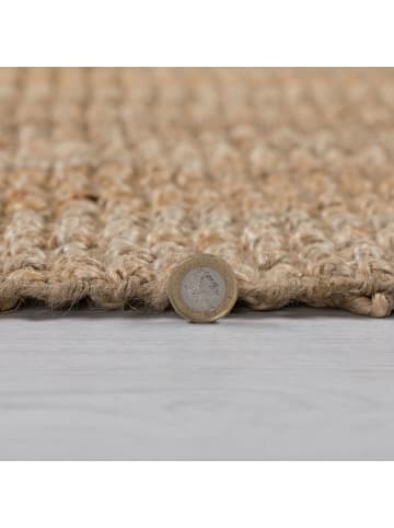 KADIMA DESIGN 100% Jute-Wendeteppich für hohe Beanspruchung