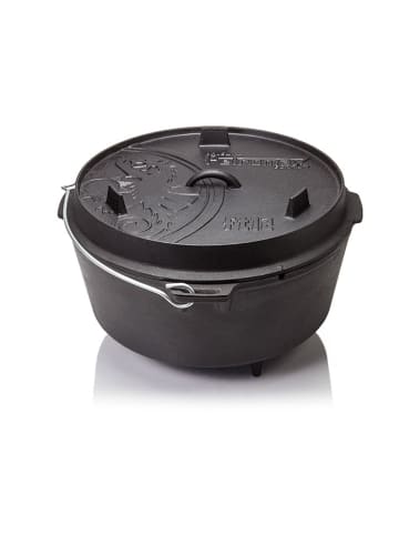 Petromax Feuertopf Gusseisen ft12 in schwarz - 10,8 Liter