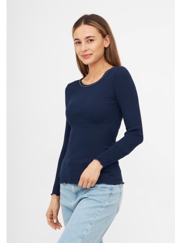TOOCHE Langarmshirt "Norwegen" in blau