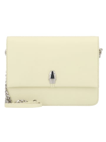 cavalli CLASS Umhängetasche Leder 24 cm in light yellow