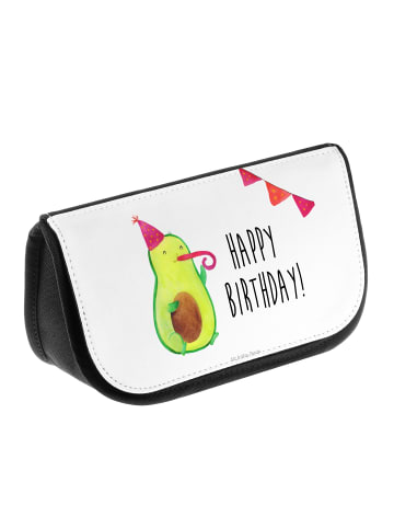 Mr. & Mrs. Panda Make-Up Tasche Avocado Geburtstag mit Spruch in Weiß