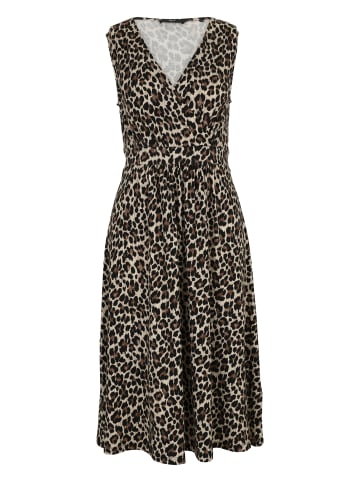 Zero  Jerseykleid mit Leo-Muster in NatureBlack