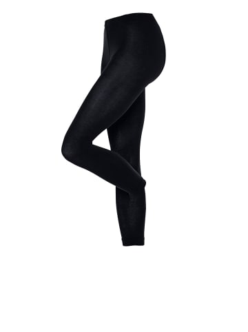 Hessnatur Feinstrumpf-Leggings in schwarz