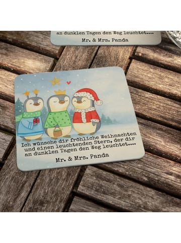 Mr. & Mrs. Panda Bierdeckel Winterzeit Heilige drei Könige Desig... in Weiß