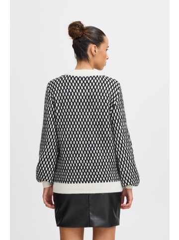 ICHI Strickpullover IHKAMARA LS4 20117301 Moderner Strickpullover in schwarz