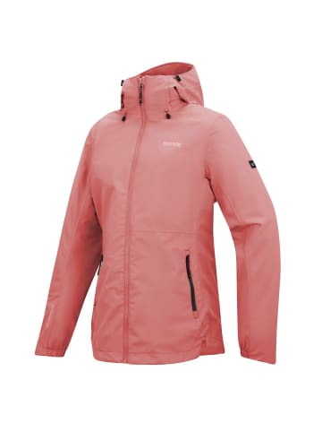 Regatta Hamara IV Outdoorjacke Wasserdicht mit Kapuze in Peach Pink