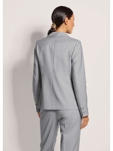 MADELEINE Einreihiger Blazer in steingrau / melange