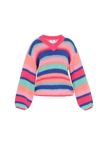 myMo Sweater in orange multicolor