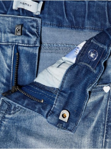 name it Mädchen Jeans mit Zierrissen in Blau