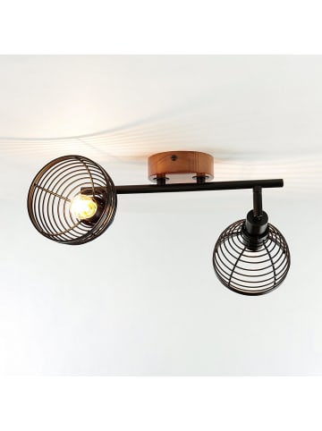 Licht-Erlebnisse Spot Strahler (B)34 x (L)34 x (H)22 cm in Braun Schwarz