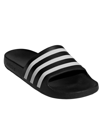 adidas Badeschuhe Adilette Aqua in Schwarz