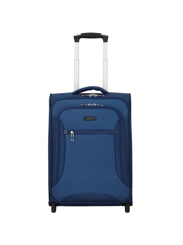 D&N Travel Line 6404 2-Rollen Kabinentrolley 49 cm in blau