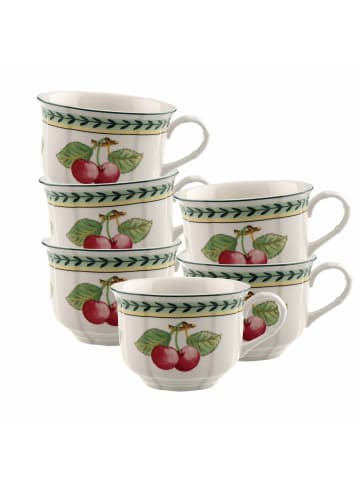 Villeroy & Boch 6er Set Cappuccinotassen French Garden Fleurence 260 ml in bunt