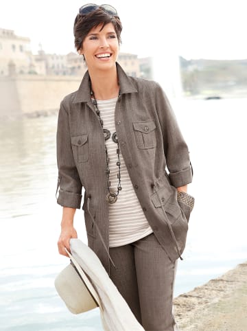 WITT WEIDEN Blusenjacke in taupe