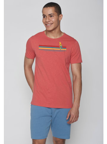 GreenBomb T-Shirt Nature Hard Surf in Sonnenrot