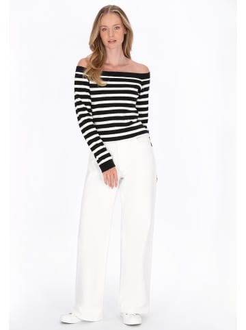 DreiMaster Women Sweater in black offwhite