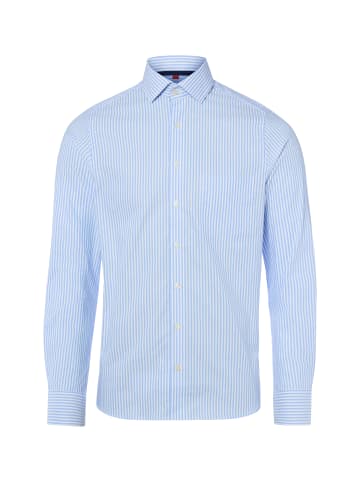 Finshley & Harding Hemd in weiß hellblau