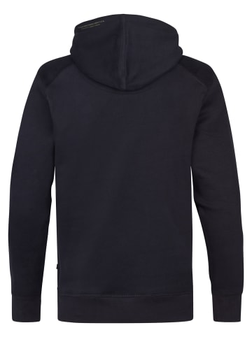 Petrol Industries Sportlicher Hoodie mit Logo Traverse in Schwarz