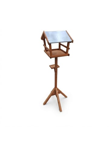 relaxdays Vogelfutterhaus in Orange - (B)36 x (H)121 x (T)30 cm