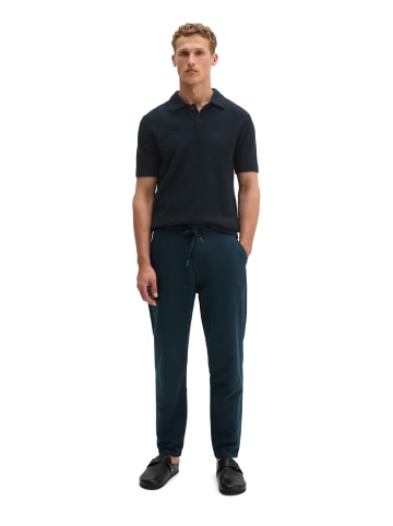 Marc O'Polo Bouclé-Poloshirt regular in Dark Navy