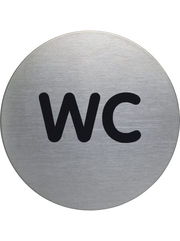 Durable Piktogramm WC Edelstahl