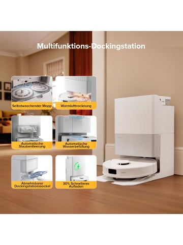 Roborock Saugroboter Qrevo S5V in Weiß