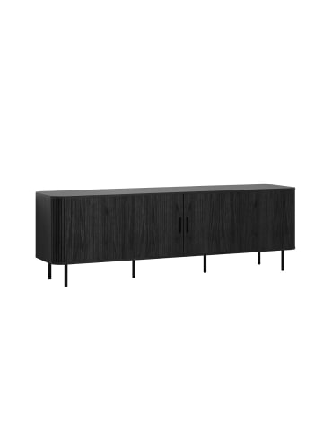 ebuy24 TV Tisch Ronin Schwarz 180 x 45 cm