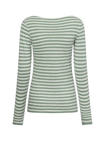 Marc O'Polo Langarmshirt in mint weiß