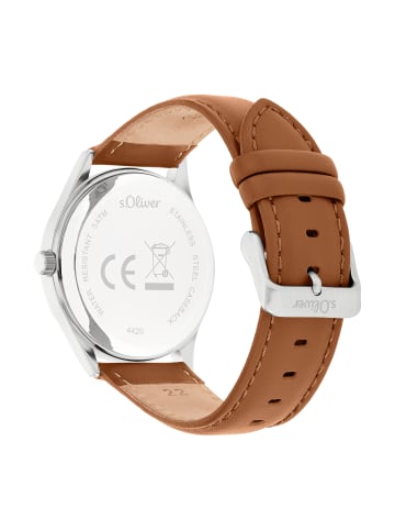 s.Oliver Quarzuhr  SO-4426-LQ in Silber