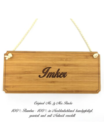 Mr. & Mrs. Panda Schild Imker mit Spruch in Keine Angabe