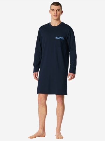 Schiesser Nachthemd Comfort in Blau