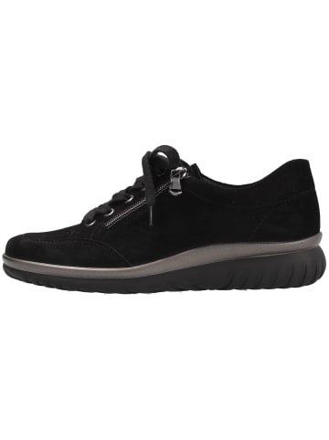 Semler Komfort Schnürschuh in schwarz