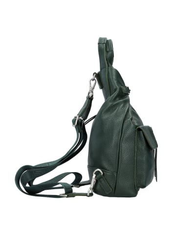 Jost Vika Handtasche Leder 28 cm in bottlegreen