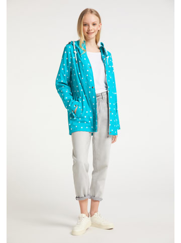 myMo Damen Anorak in Türkis Aop