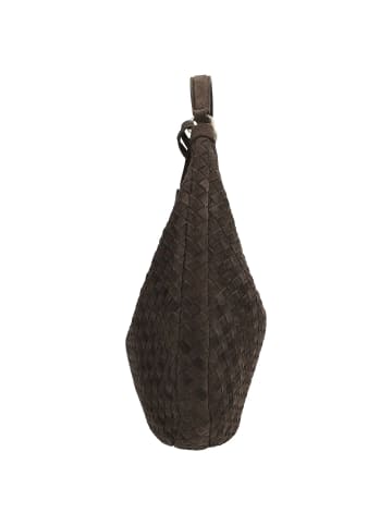 Abro Nana - Beuteltasche small 37 cm (camel) in dark brown