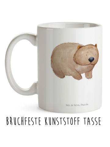 Mr. & Mrs. Panda Kaffeebecher Wombat mit Spruch in Weiß