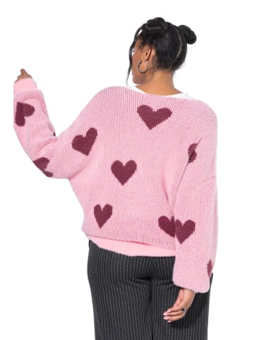 Studio Untold Strickjacke in rosa