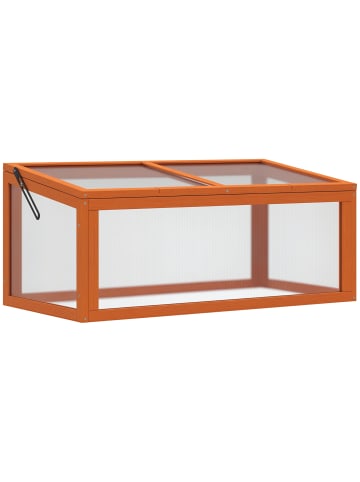 Outsunny Frühbeet in Orange 90L x 46B x 40H cm