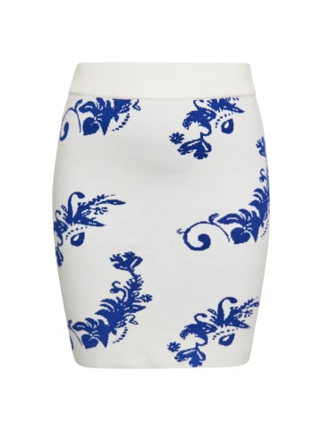 myMo Women Skirt in Wollweiss Blau