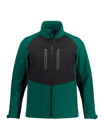 JP1880 Softshelljacke in flaschengrün
