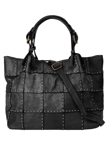 Samantha Look Shopper echt Leder in schwarz