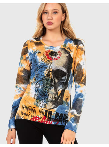 Cipo & Baxx Sweatshirts SWEATSHIRT in MUSTARD
