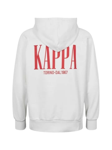 Kappa Pullover Slum in white-red md coral