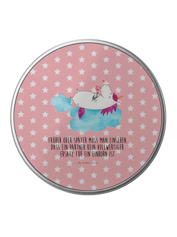 Mr. & Mrs. Panda Aufbewahrungsbox Einhorn Verliebt mit Spruch in Rot Pastell
