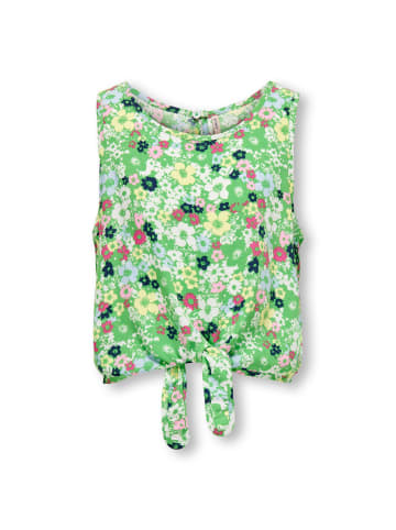 KIDS ONLY KOGANE FLOWER S/L KNOT TOP in spring bouquet