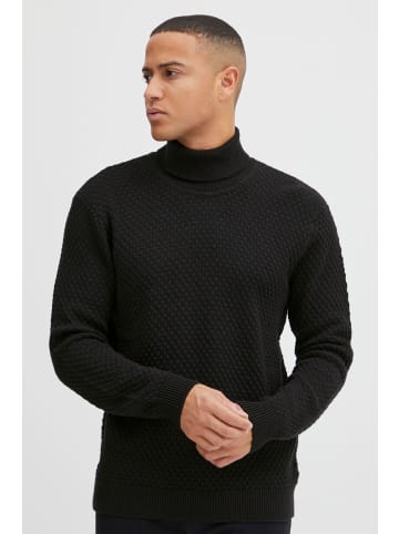 !SOLID Rollkragenpullover in schwarz