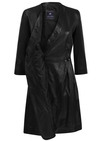Felix Hardy Lederkleid in Schwarz